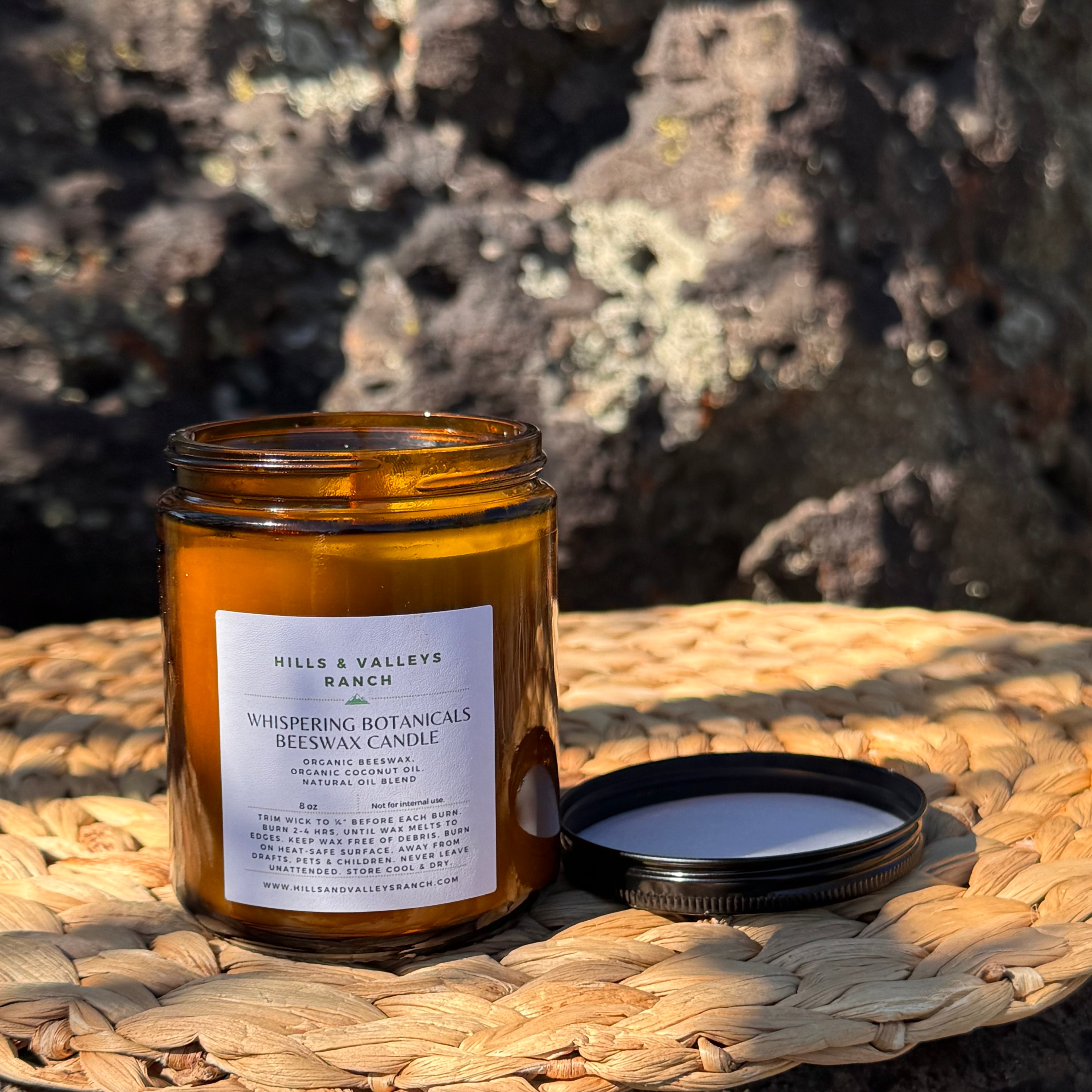 Whispering Botanicals- Natural Oil Candle