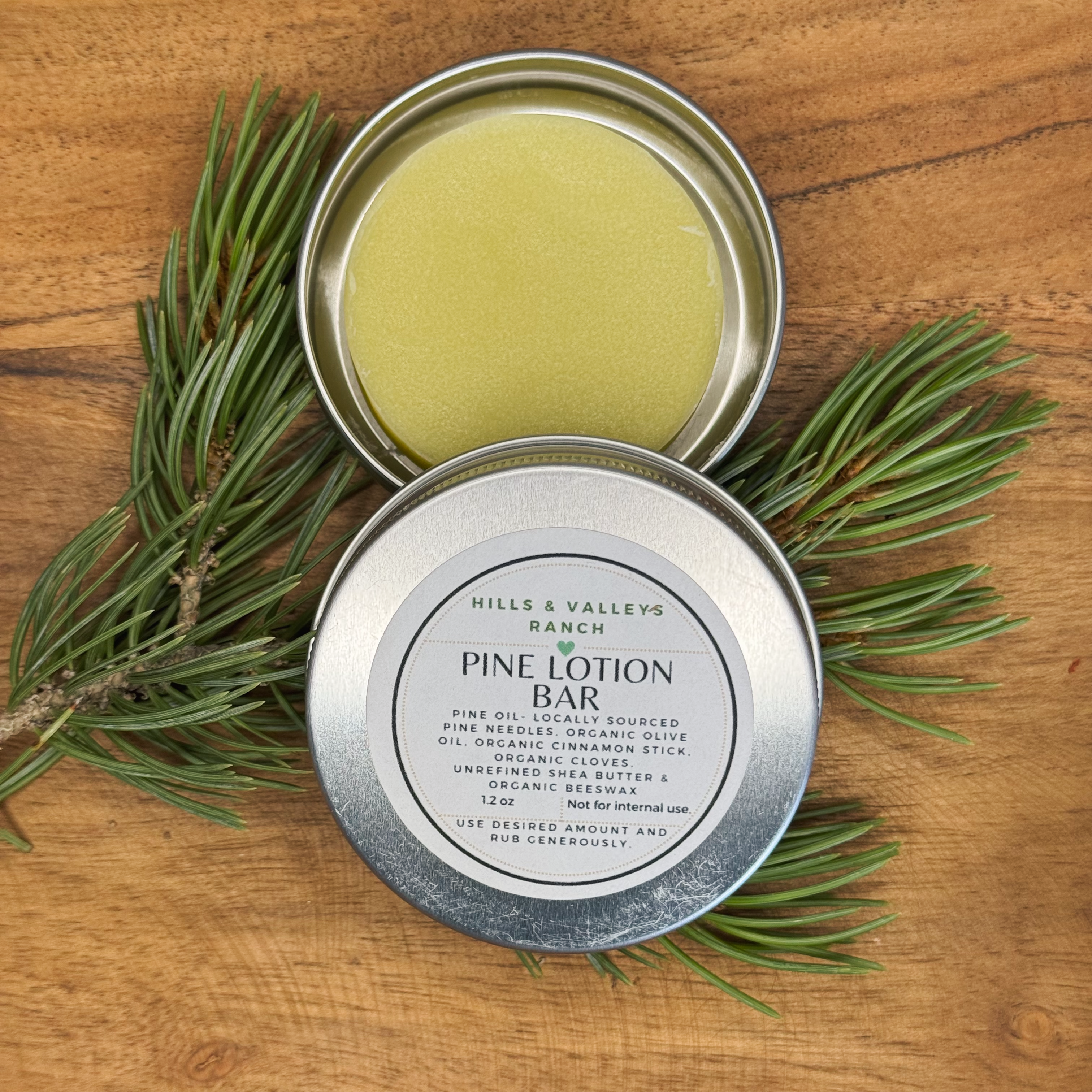 Pine Lotion Bar