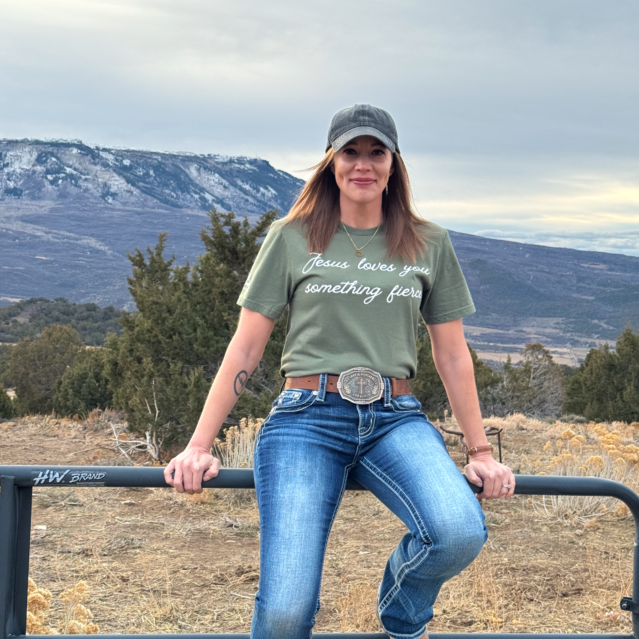 Jesus Loves You Something Fierce: T-Shirt