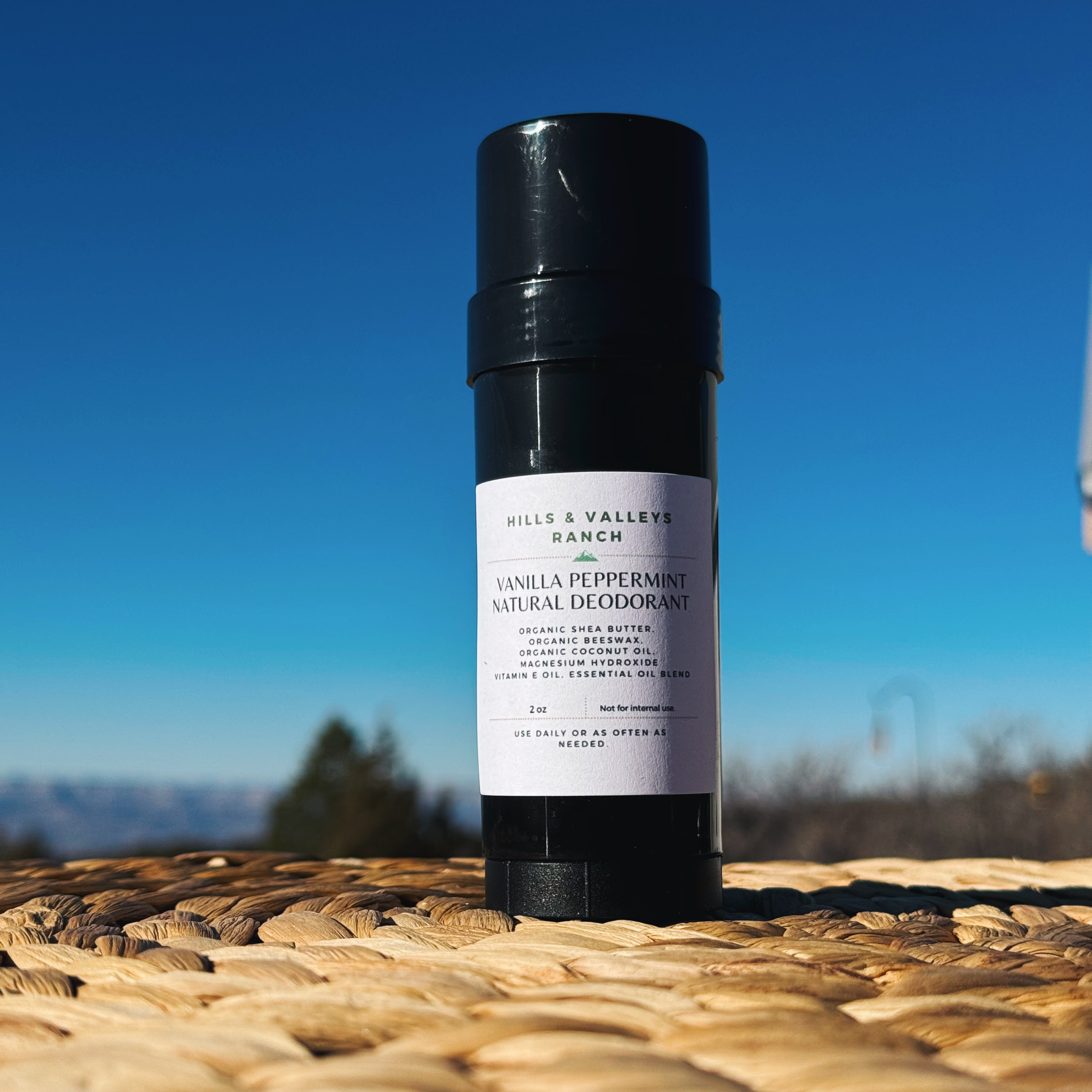 Vanilla Peppermint Natural Deodorant.