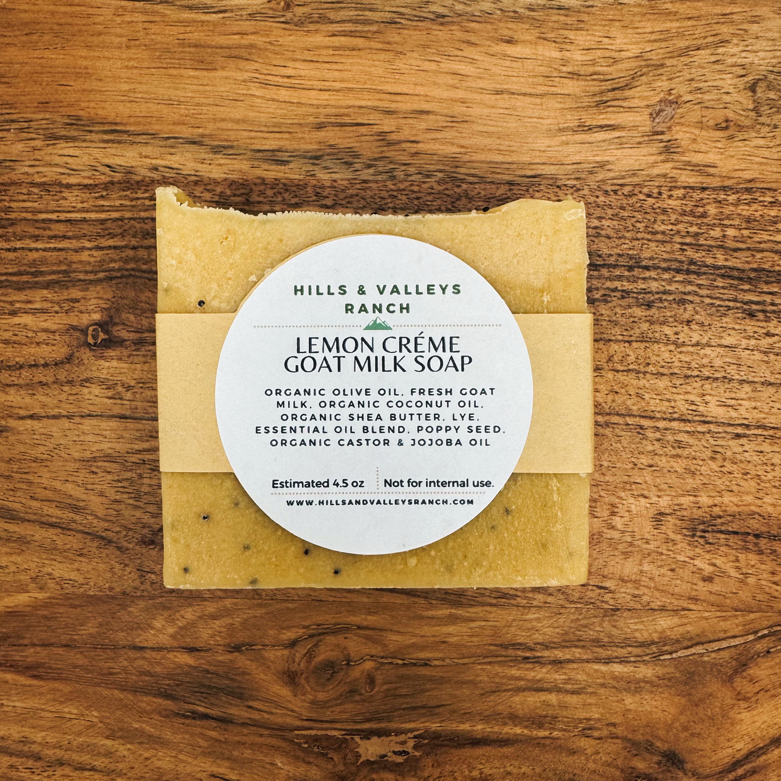 Lemon Crème Goat Milk Soap