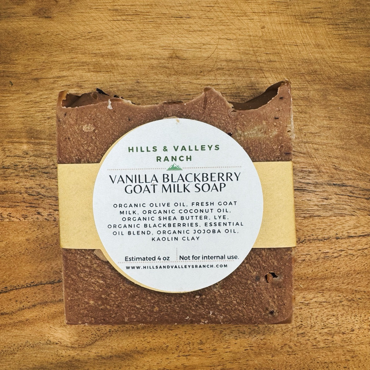 Vanilla Blackberry Goat Milk Soap-Exfoliating