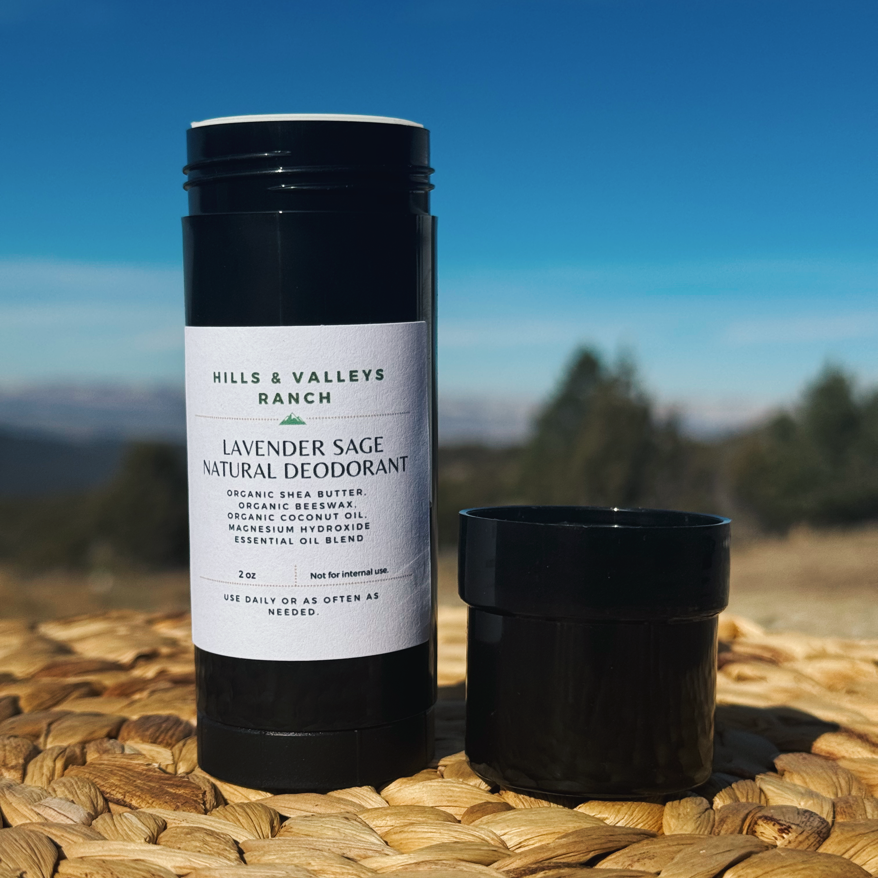 Lavender and Sage Natural Deodorant.