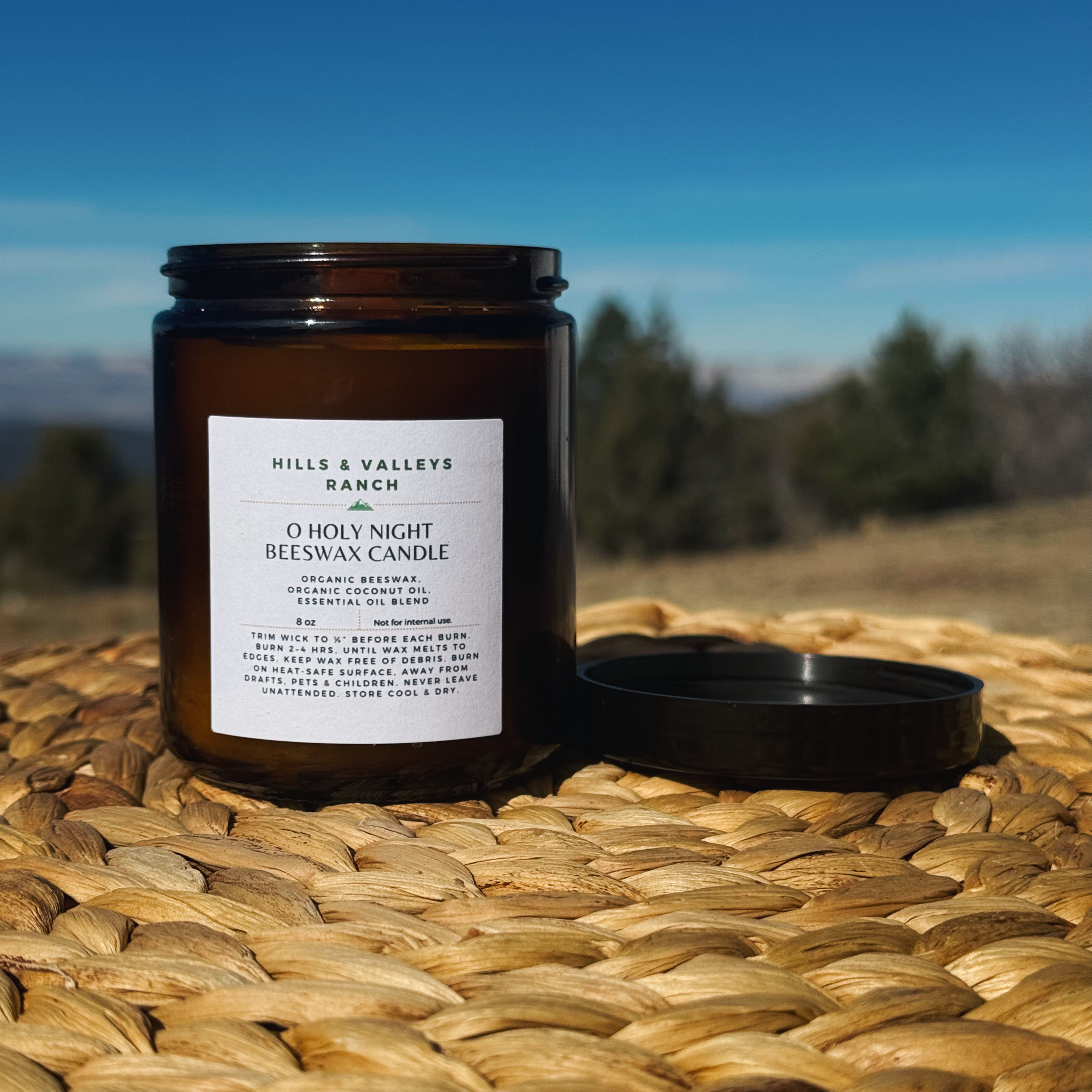O Holy Night Beeswax Candle-Essential Oil Blend